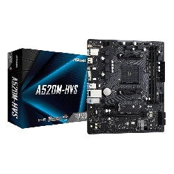 ASROCK A520M-HVS - MAINBOARD MICRO ATX - DDR4 - SOCKET AM4 - 1xHDMI - 1xVGA