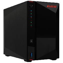 ASUSTOR NIMBUSTOR 2 (AS5402T) - 2 BAY TOWER NAS, QUAD-CORE 2.0GHZ CPU, DUAL 2.5GBE PORTS, 4GB DDR4, 4X M.2 SSD SLOTS (DISKLESS)