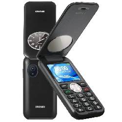 BRONDI WINDOW2 (BLACK METAL) - TELEFONO CELLULARE DISPLAY 2"" - TORCIA