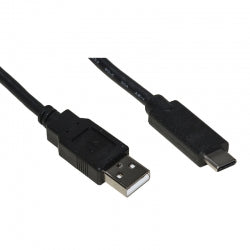 CAVO USB TYPE-A - USB TYPE-C 1.8MT BLACK - LINK LKC2018H
