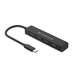 CONCEPTRONIC CTC4USB3 - HUB USB-C 4-PT USB-A 3.0 CON AUDIO JACK