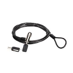 CONCEPTRONIC CUSTODIO02BN - CAVO SICUREZZA BLOCCO NOTEBOOK - 4.5MM - 1.8M - 2 CHIAVI