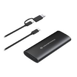 CONCEPTRONIC DANTE04B - BOX HDD / SSD M.2 SATA/NVME SSD USB-C 3.2 GEN 2 - ALUMINIUM CASING, SUPPORT UASP