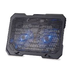 CONCEPTRONIC THANA01B - SUPPORTO NOTEBOOK 2 LIVELLI REGOLAZIONE - VENTOLE INTEGRATE