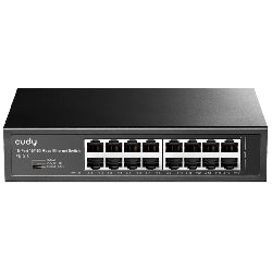 CUDY FS1016 - SWITCH 16 PT 10/100 MBPS - METAL CHASSIS