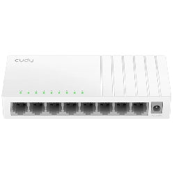 CUDY FS108D - SWITCH 8 PT 10/100 MBPS - METAL SWITCH