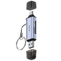 CUDY UH200 - CARD READER USB-A / USB-C 2 IN 1