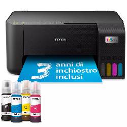 EPSON EcoTank ET-2860 (C11CJ67428) - STAMPANTE MULTIFUNZIONE INKJET A4 - WiFi - FRONTE/RETRO AUTO - 33 PPM