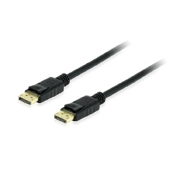 EQUIP 119252 - CAVO VIDEO DISPLAY PORT 1.4 M/M, 8K 60HZ, GOLD PLATED CONNECTORS - 2M