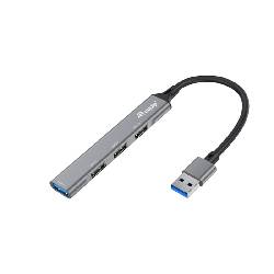 EQUIP 128960 - HUB USB-A 4-PT 3.0 - ALLUMINIO