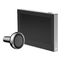 EZVIZ HP2 (CROMATO) - SPIONCINO SMART 2 MP - WIRELESS - DISPLAY A COLORI 4.3"" - VIDEO LIVE