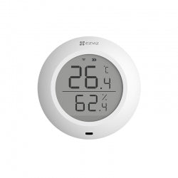 EZVIZ T51C - SENSORE SMART DI TEMPERATURA ED UMIDITA'' - PROTOCOLLO ZIGBEE - WIFI - DISPLAY LCD - DA APPOGGIO O DA MURO