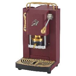 FABER PRO 3.0 ESSENTIAL CHERRY RED BRASS - MACCHINA CAFFÈ A CIALDE