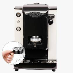FABER SLOT PLAST LITE2.1 BIANCO NERO (SPBIANLT2.1) - MACCHINA CAFFE A CIALDE - 95 GRADI - PORTACIALDE ESTRAIBILE