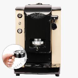 FABER SLOT PLAST LITE2.1 SABBIA NERO (SPSABNLT2.1) - MACCHINA CAFFE A CIALDE - 95 GRADI - PORTACIALDE ESTRAIBILE