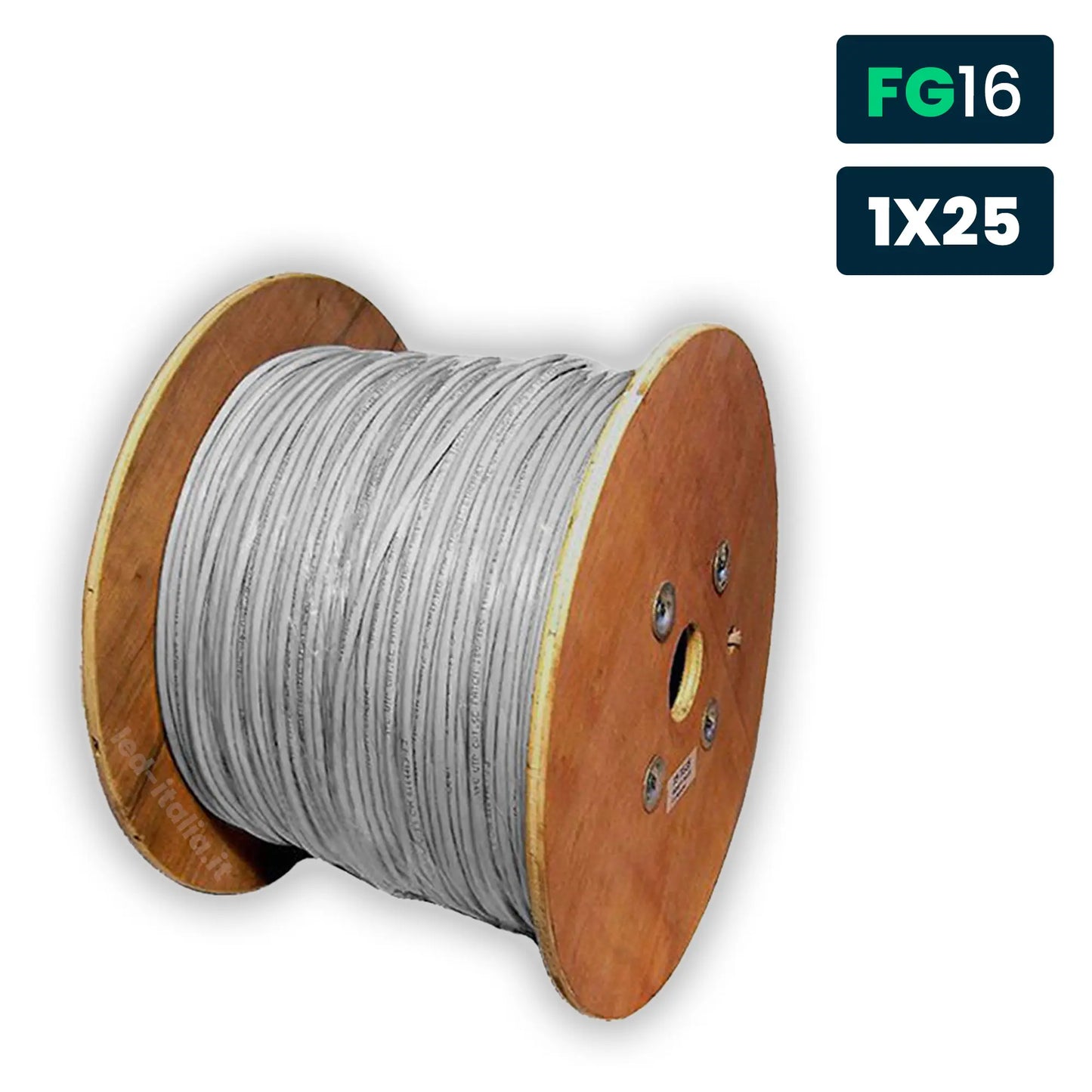 Cavo Unipolare FG16R16 0,6/1kV 25mm² Grigio