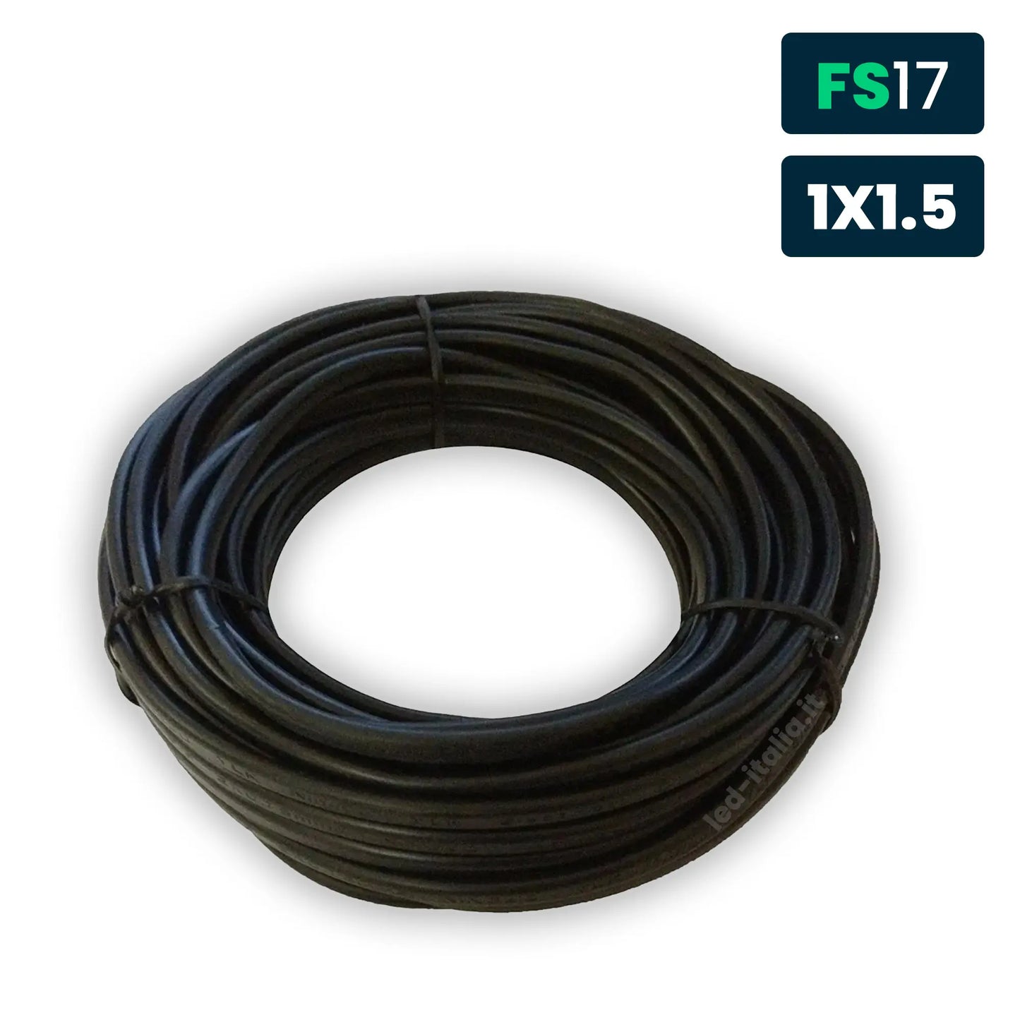 Cavo Unipolare FS17 450/750V 1,50mm² Nero