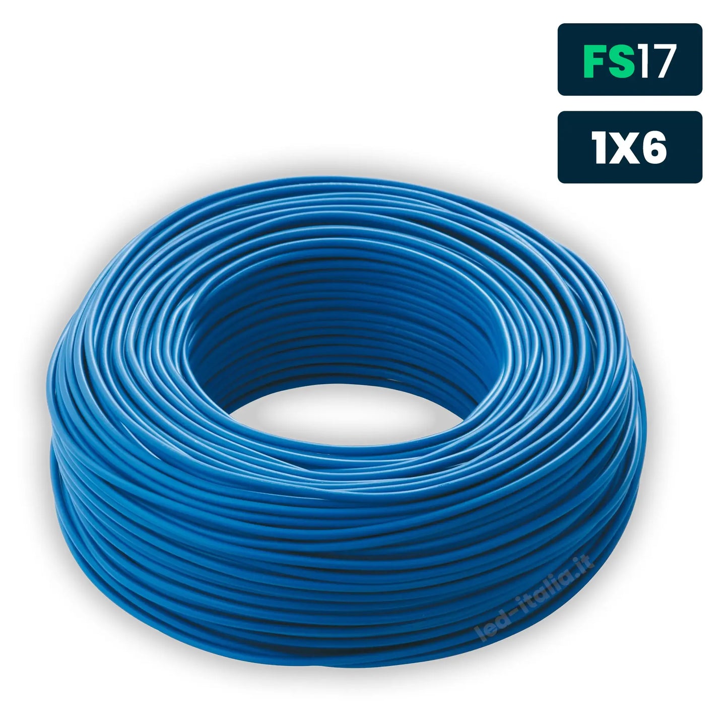Cavo Unipolare FS17 450/750V 6mm² Blu