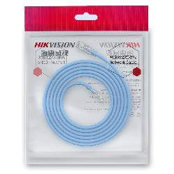 HIKVISION DS-1NP6ADL0-BL-3MT - CAVO LAN U/UTP  WITH 50U GOLD PLATED RJ45 PLUG - 3M - BLUE