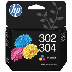 HP 302 / 304 TRI-COLOR (B7RT6AE) - CARTUCCIA ORIGINALE