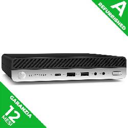 HP ELITEDESK 800 G5 DM (REFURBISHED) - PC DESKTOP MINI - CPU INTEL i5 G8 - RAM 8GB - SSD 256GB - W11P - 1Y