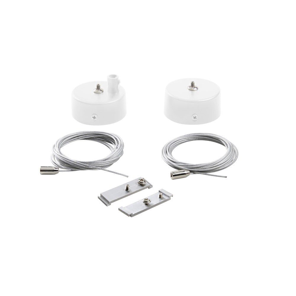 KIT DI SOSPENSIONE BIANCO PER BARRA LED NEXT