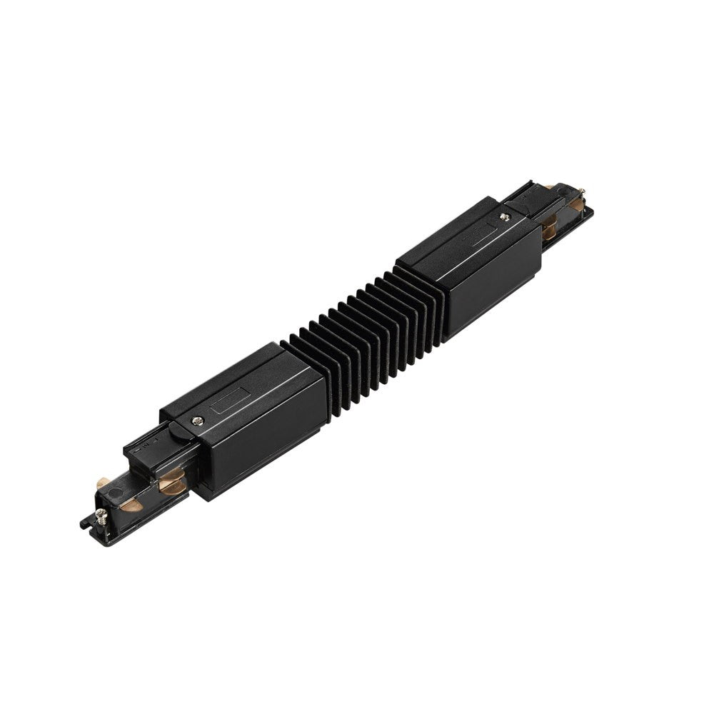 CONNESSIONE FLESSIBILE LINEARE PER BINARIO TRIFASE RAIL NERO 3,78X3,44X4,2CM