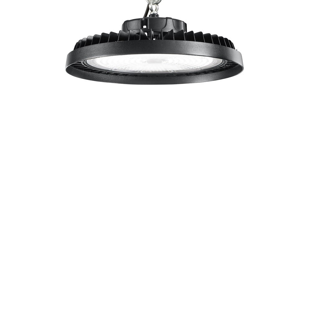PLAFONIERA LED AVROCAR NERA IN ALLUMINIO 300W 45000LM 4000K D405MM