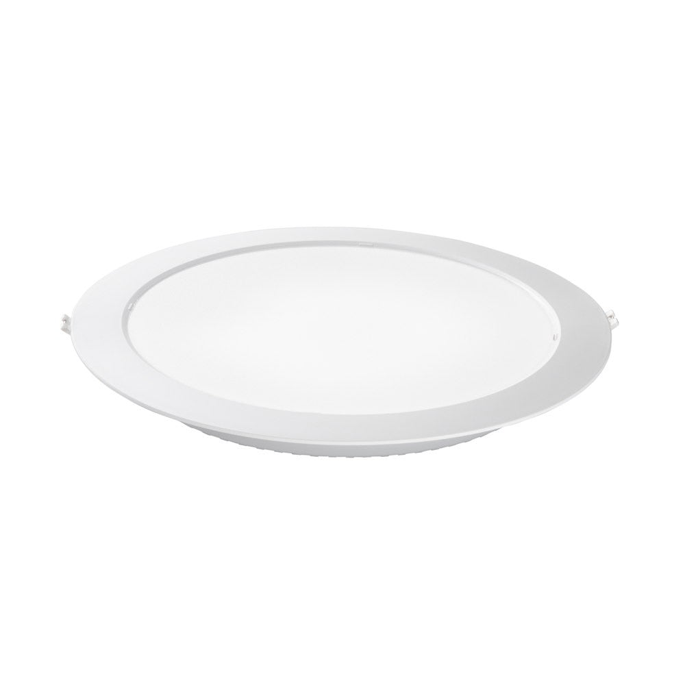 INCASSO LED SLIM TONDO TERMOPLASTICA BIANCO 24W 2640LM CCT D.290.7X29.1MM