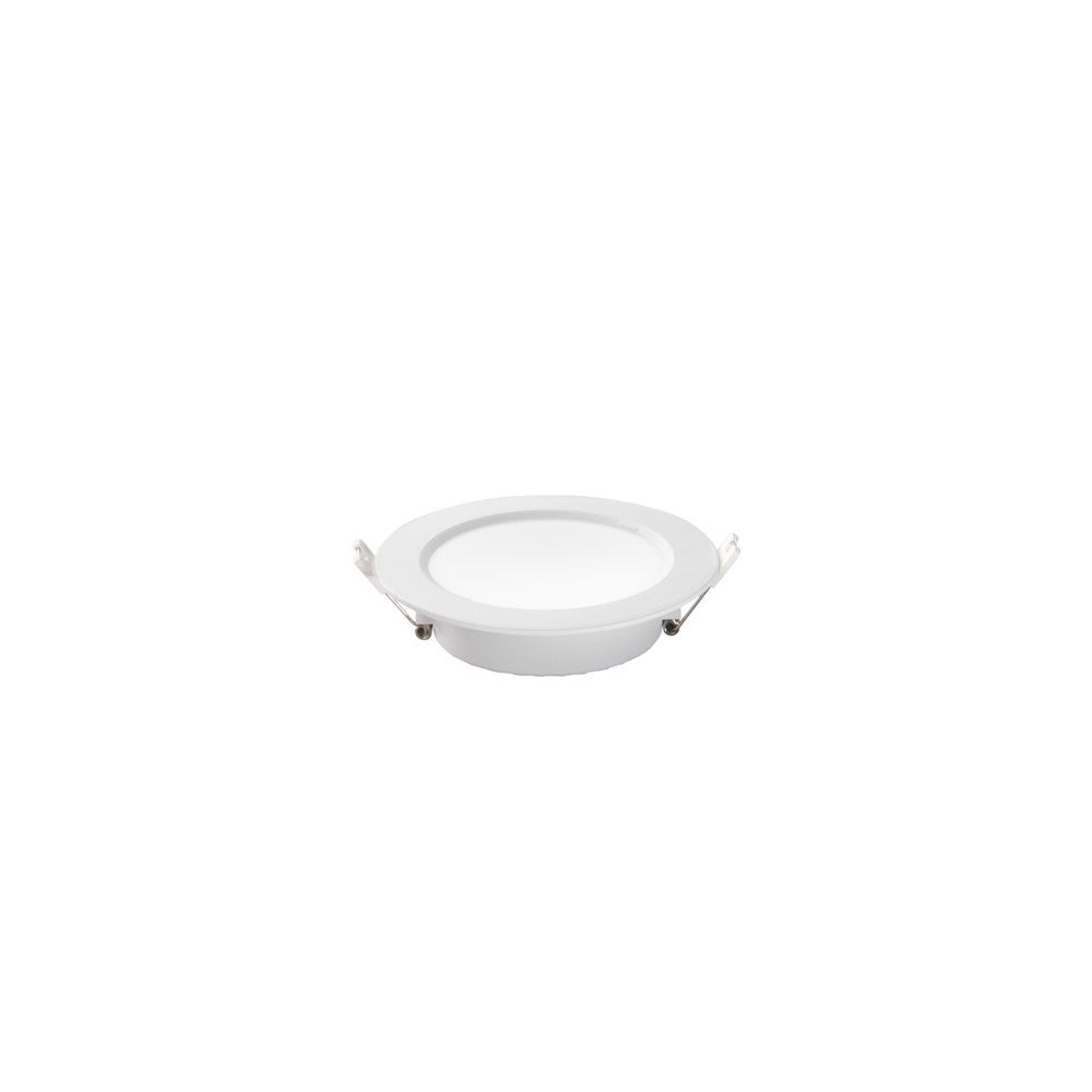 INCASSO LED SLIM TONDO TERMOPLASTICA BIANCO 6W 660LM CCT D.120.5X28.4MM