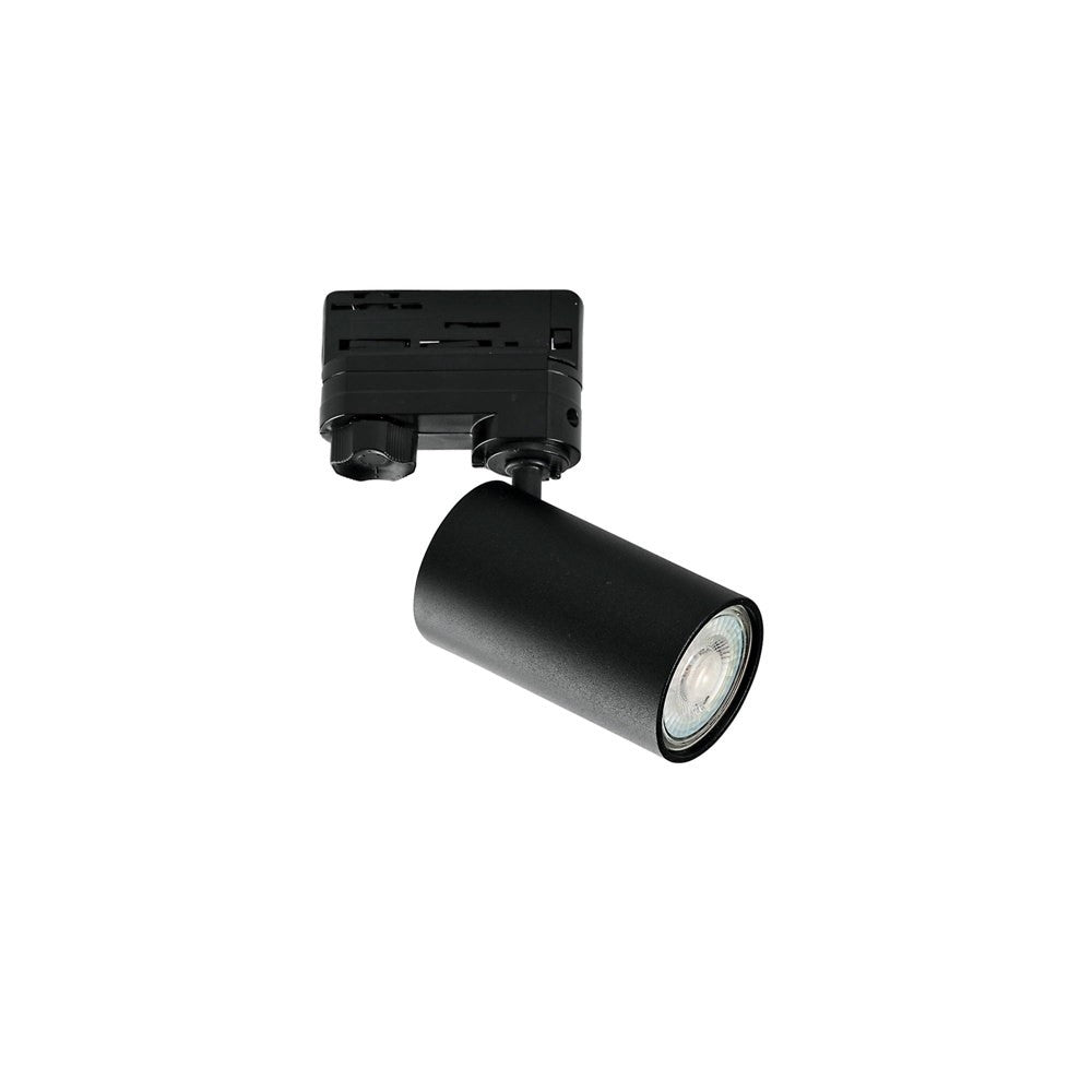 FARO BINARIO SQUIB NERO 1XGU10 5,6X17,2CM