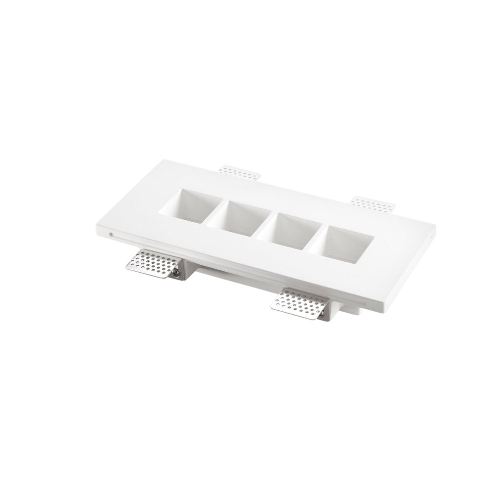 INCASSO HIVE BIANCO 4XGU10 MINI 27X12X4,5CM