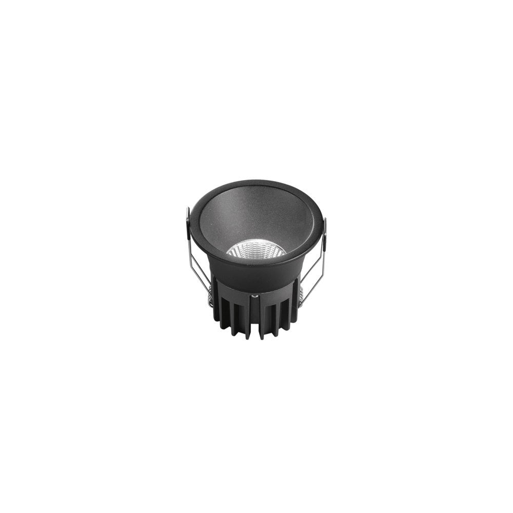 INCASSO LED QUARK R12DA NERO TONDO 12W 1480LM CCT 8,5X8CM