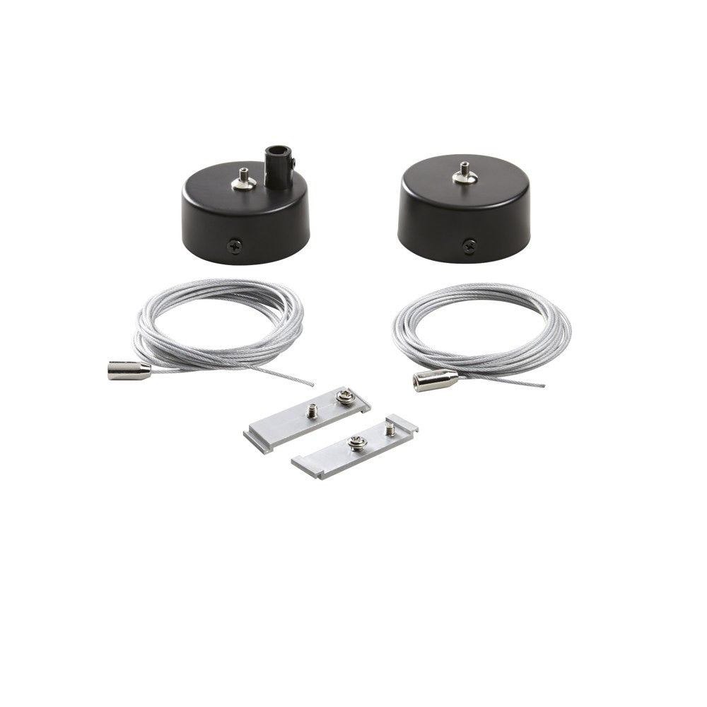 KIT DI SOSPENSIONE NERO PER BARRA LED NEXT