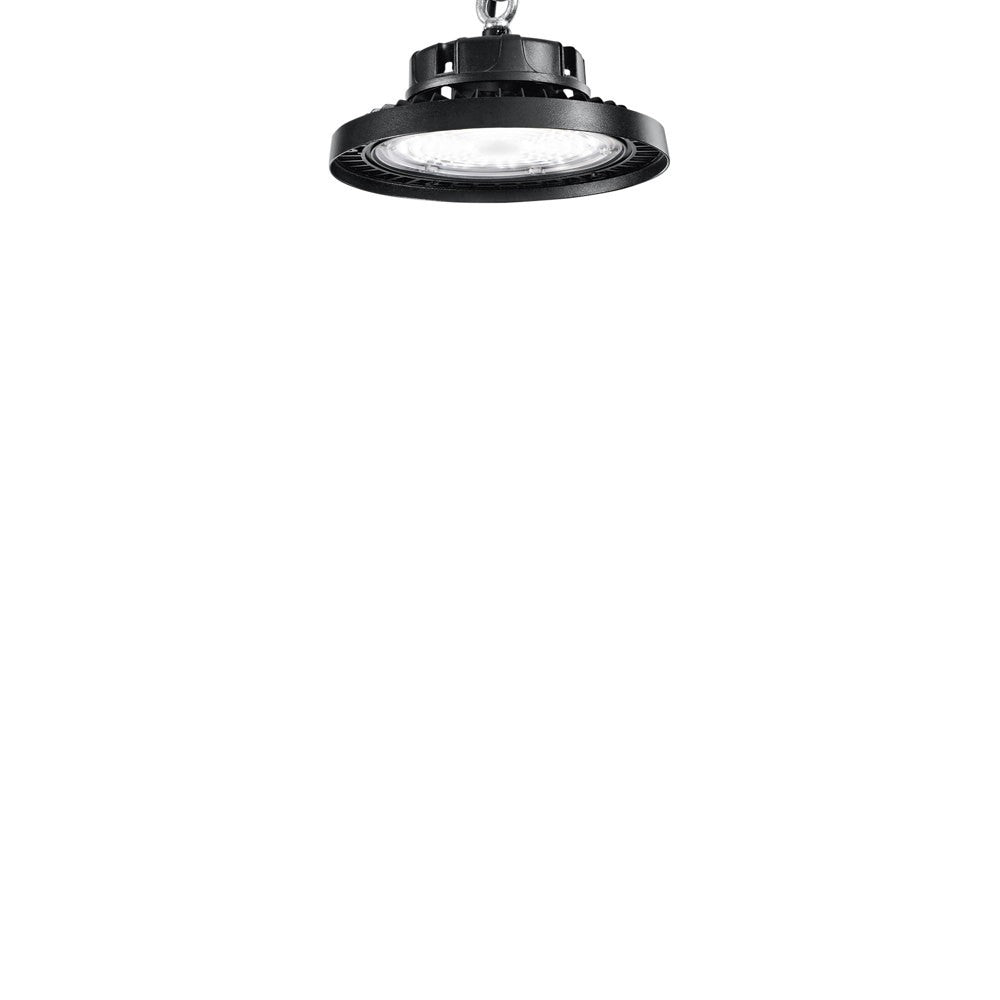 PLAFONIERA LED AVROCAR NERA IN ALLUMINIO 100W 15000LM 4000K D235MM