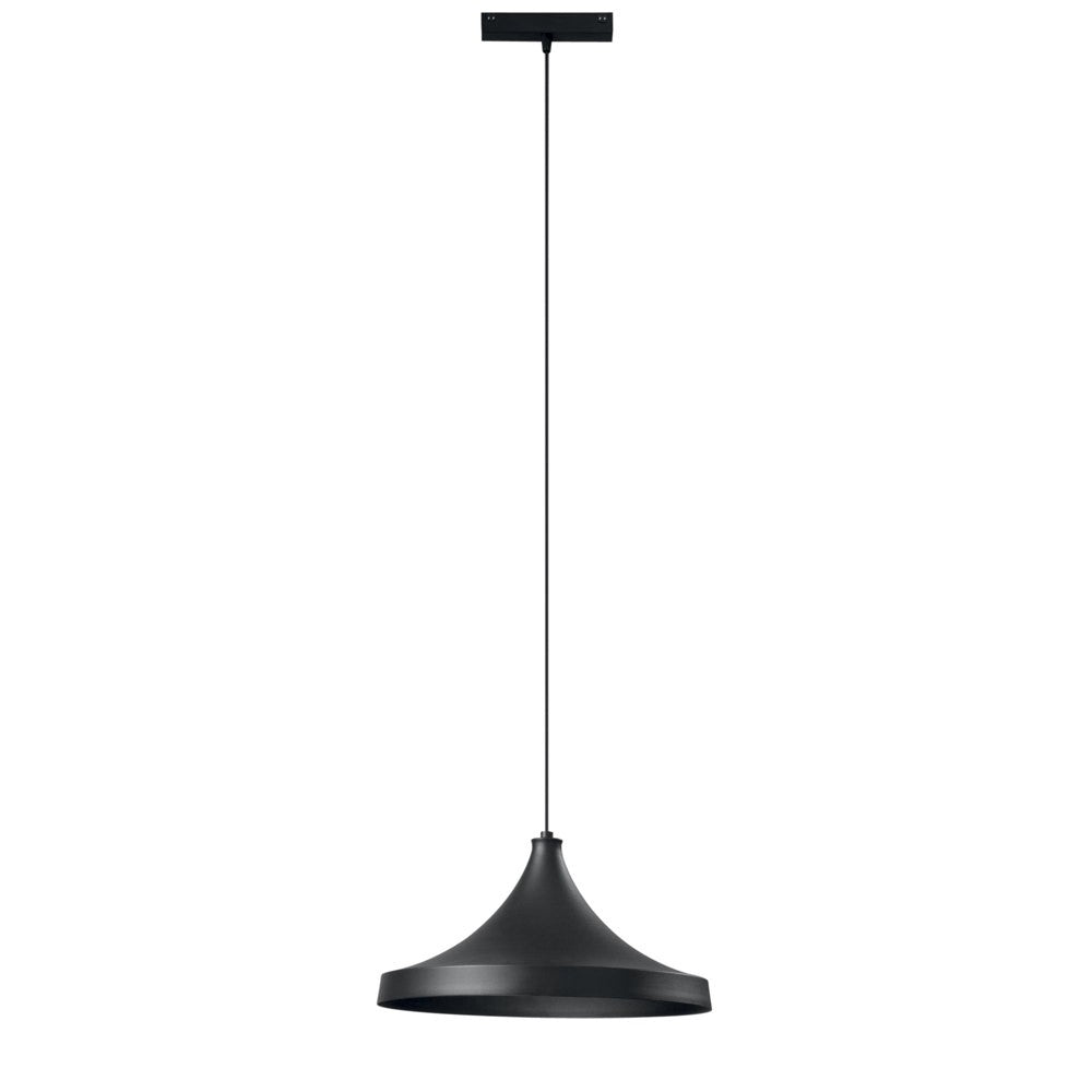 SOSPENSIONE DAVINCI CYMBAL NERO LED 48V 18W 1855LM 4000K 19X16,1X38CM