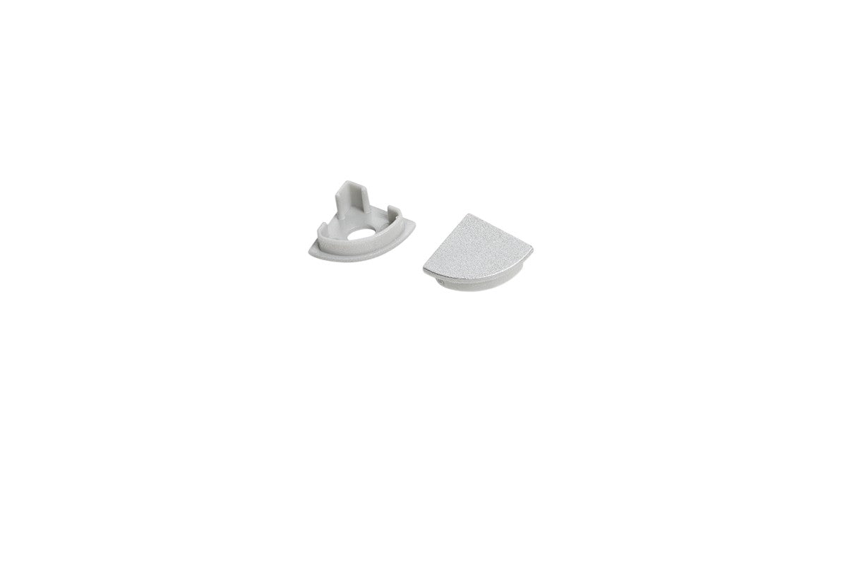 TAPPI PER PROFILO IN ALLUMINIO IONIK SILVER