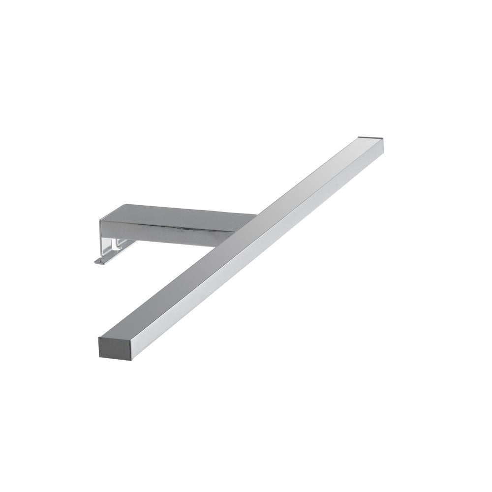 APPLIQUE LED RIVA CROMO FISSAGGIO PARETE/SPECCHIO 8W 575LM 4000K IP44 56X14,7X3CM