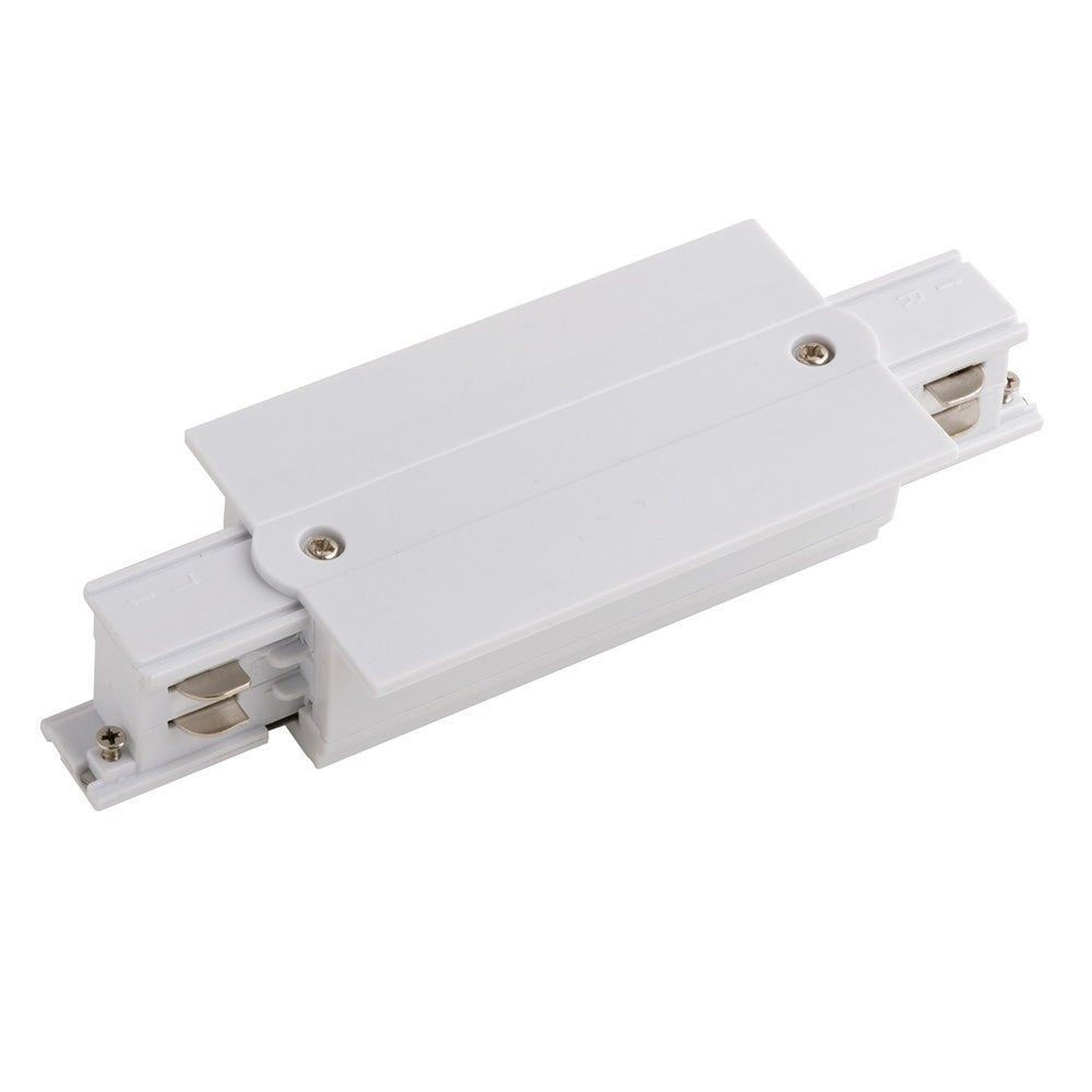 CONNESSIONE LINEARE BIANCA PER BINARIO INCASSO 16,4X5,5X3,2CM
