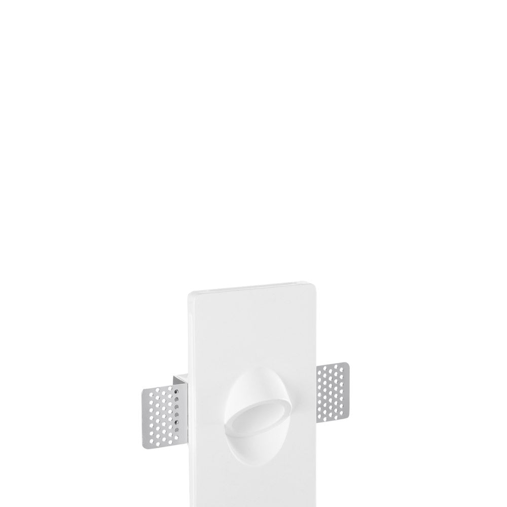 INCASSO ESTRO TONDO IN GESSO 1XMINI GU10 160X90X67MM