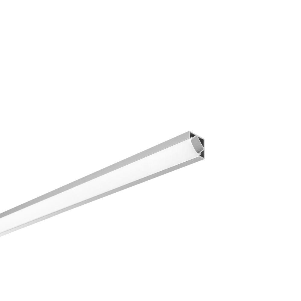 PROFILO YORK ALLUMINIO/OPALE CON TAPPI E STAFFETTE INCLUSI