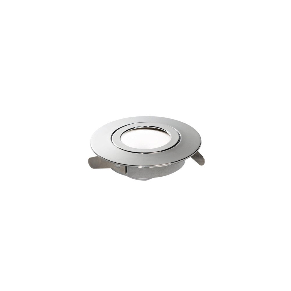 INCASSO LED ZENIT CROMO 5W 390LM 3000K IP44 ORIENTABILE 9X2,5CM