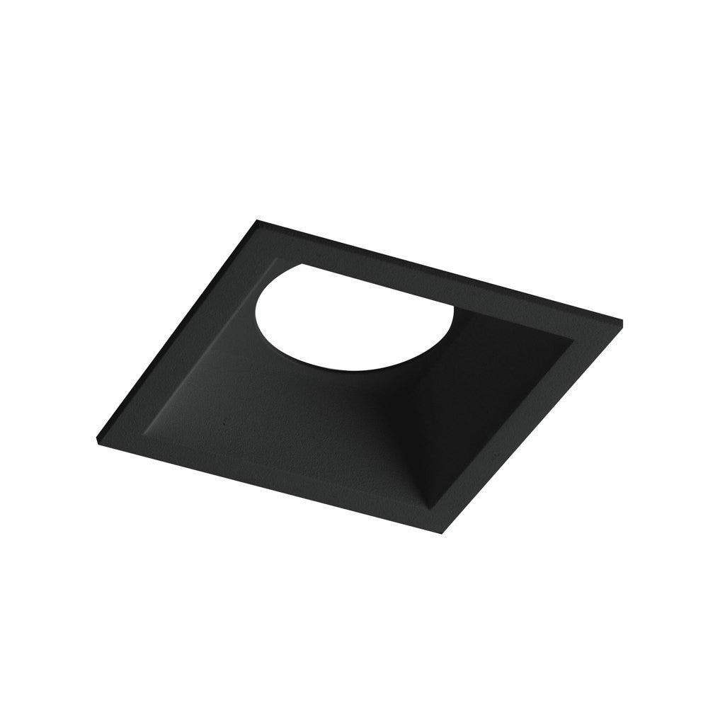 FARETTO A INCASSO AYRIS NERO QUADRATO 1XGU10 8,3X8,3X11,1CM