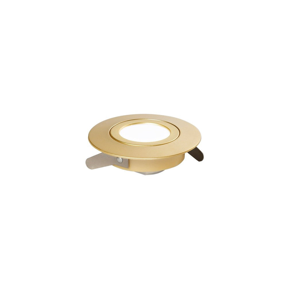 INCASSO LED ZENIT ORO 5W 390LM 3000K IP44 ORIENTABILE 9X2,5CM