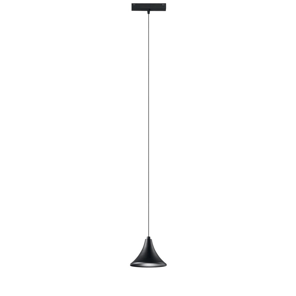 SOSPENSIONE DAVINCI CYMBAL NERO LED 48V 8W 780LM 3000K 11X16,1X15CM