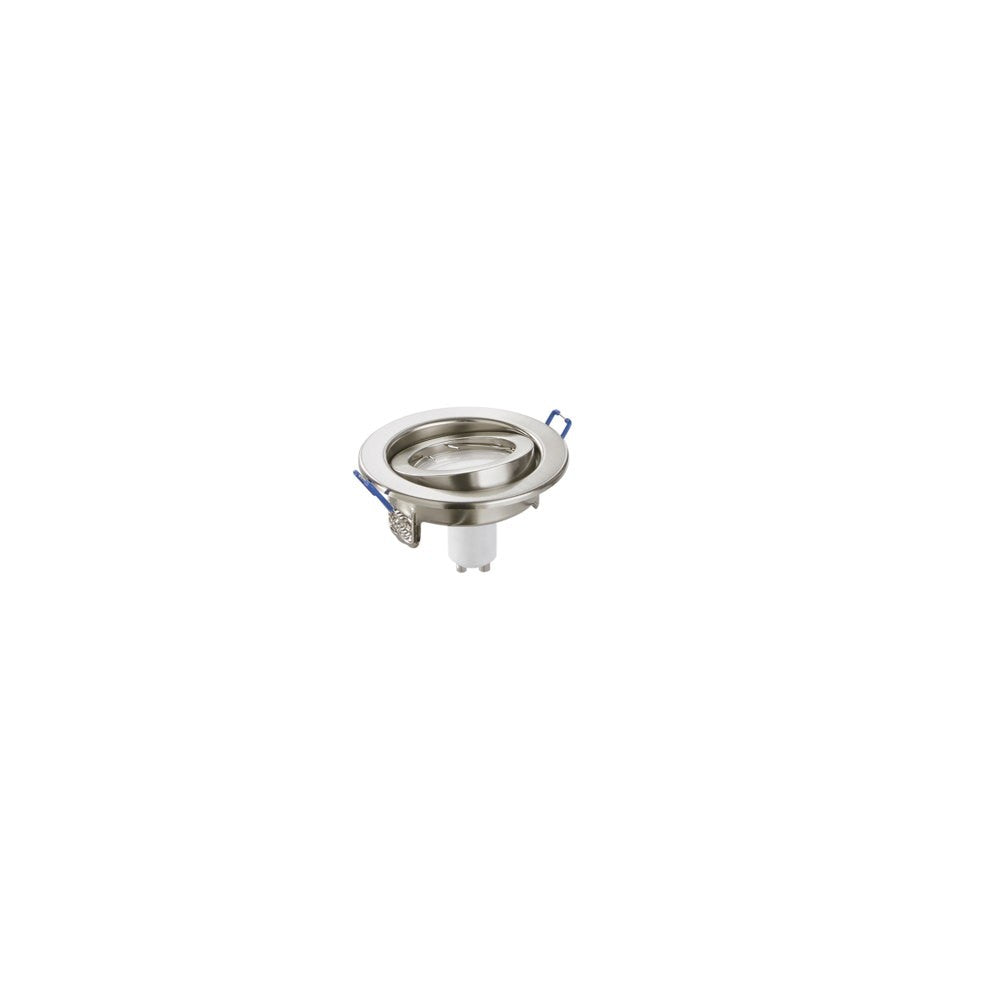 INCASSO LED MATRIX ORIENTABILE NIKEL 1XGU10 5W 413LM 3000K 10X8X10,5CM
