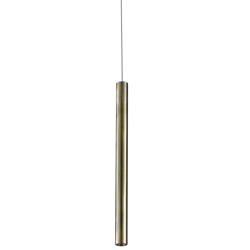 SOSPENSIONE LED BINARIO OBOE BRONZO 3,5W 240LM 4000K 2,5X150CM