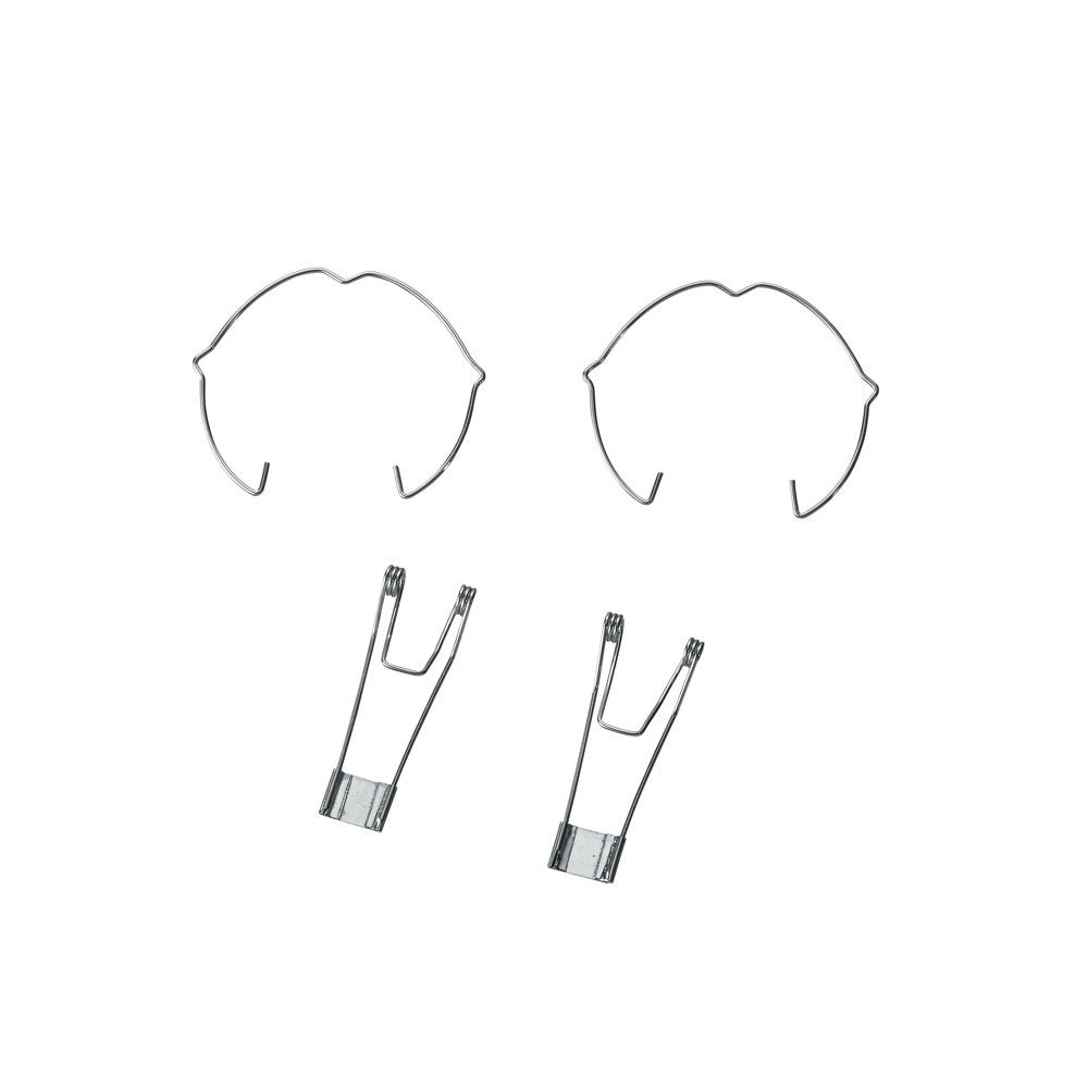 KIT 2PZ MOLLE INCASSO MURO E 2PZ MOLLE INCASSO LAMPADINA GU10