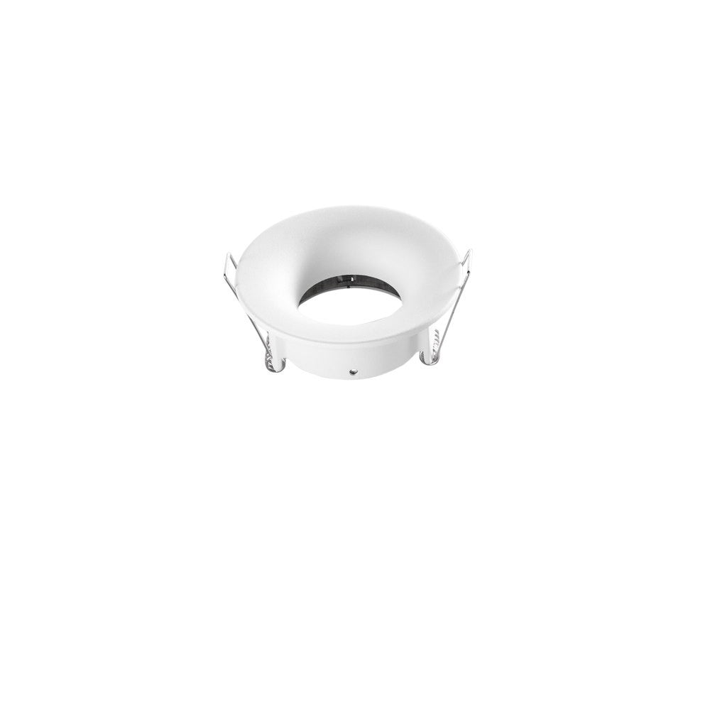 INCASSO REIKON TONDO BIANCO IN ALLUMINIO IP65 D85MM