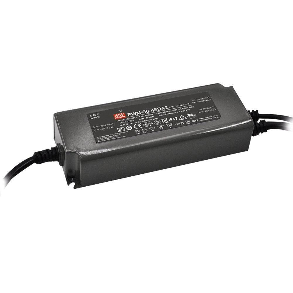 DRIVER PWM DALI2 OUTPUT 24V 60W 2,5A INPUT AC90-305V DC127-431V IP67 15X5,3X5,3CM